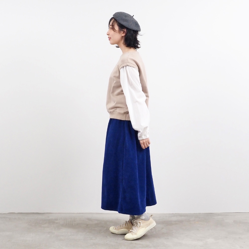 NARU(ナル) WOODYコーデュロイ 台形スカート 657005