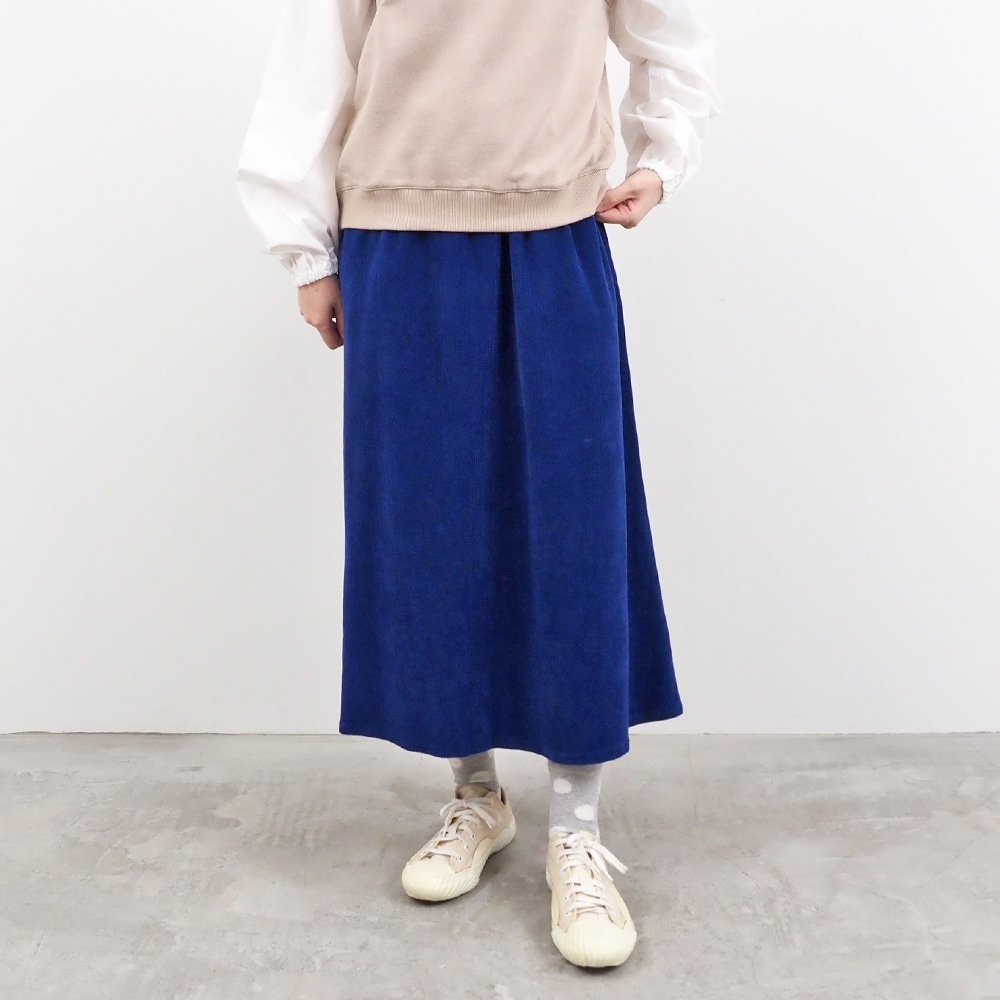 NARU(ナル) WOODYコーデュロイ 台形スカート 657005