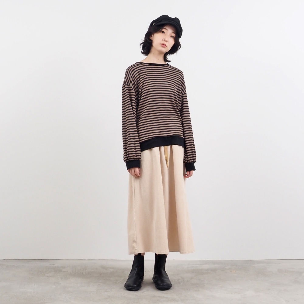 NARU(ナル) WOODYコーデュロイ 台形スカート 657005