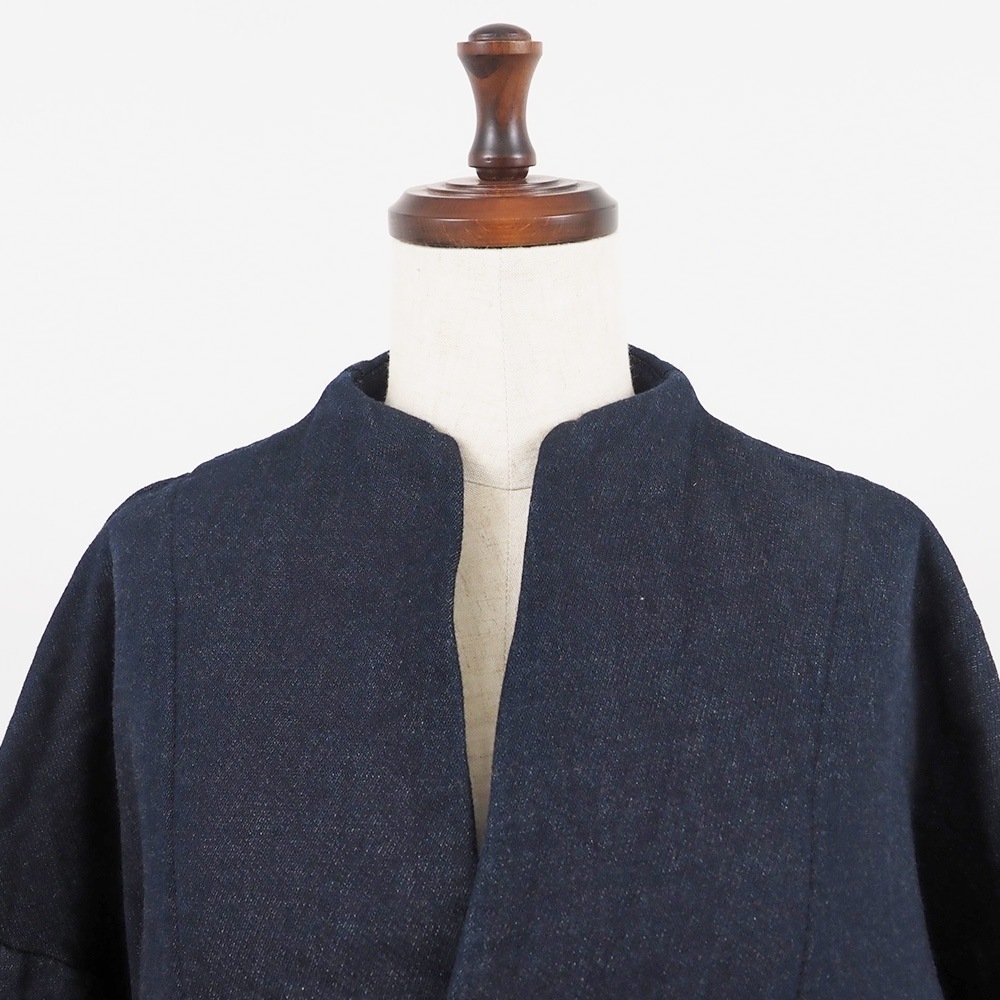 NARU(ナル) ムラデニム裏起毛 ノッチジャケット 666826