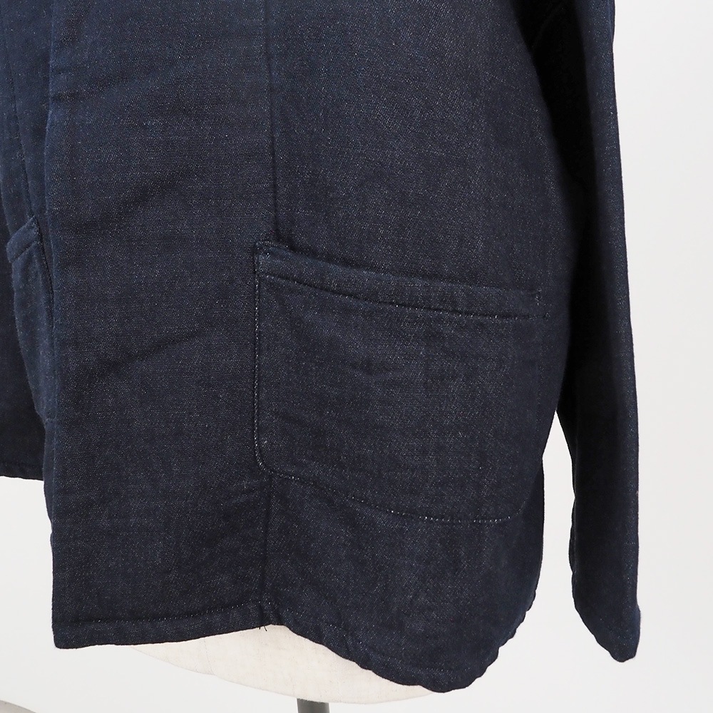 NARU(ナル) ムラデニム裏起毛 ノッチジャケット 666826