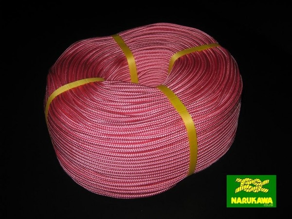 パイレンカラーロープ 16打7mm 桃（ピンク）