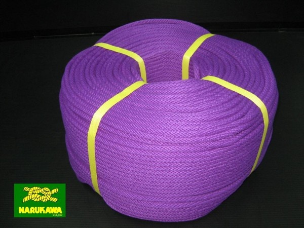 ポリエステルスパン金剛打8mm 紫(バイオレット)