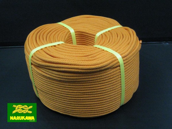 ポリエステルスパン金剛打8mm 橙(オレンジ)