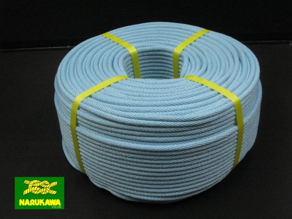 ポリエステルスパン金剛打8mm 水(ライトブルー)