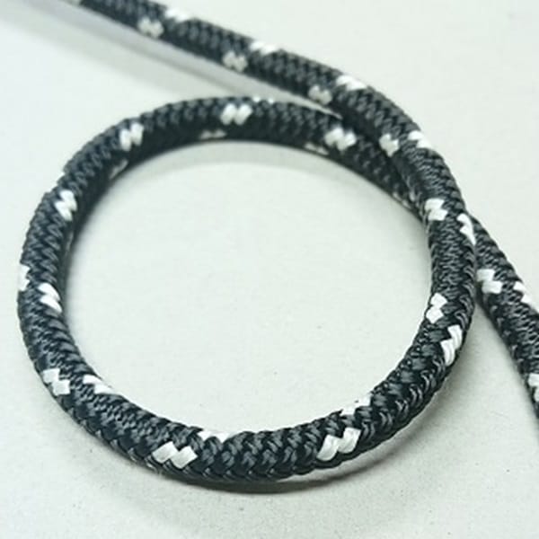 テトロンダブルブレード６φ10ｍカット　ブラック/ホワイト