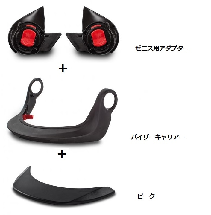 KASK　ゼニス用バイザーキャリアーキット（ひさし付）