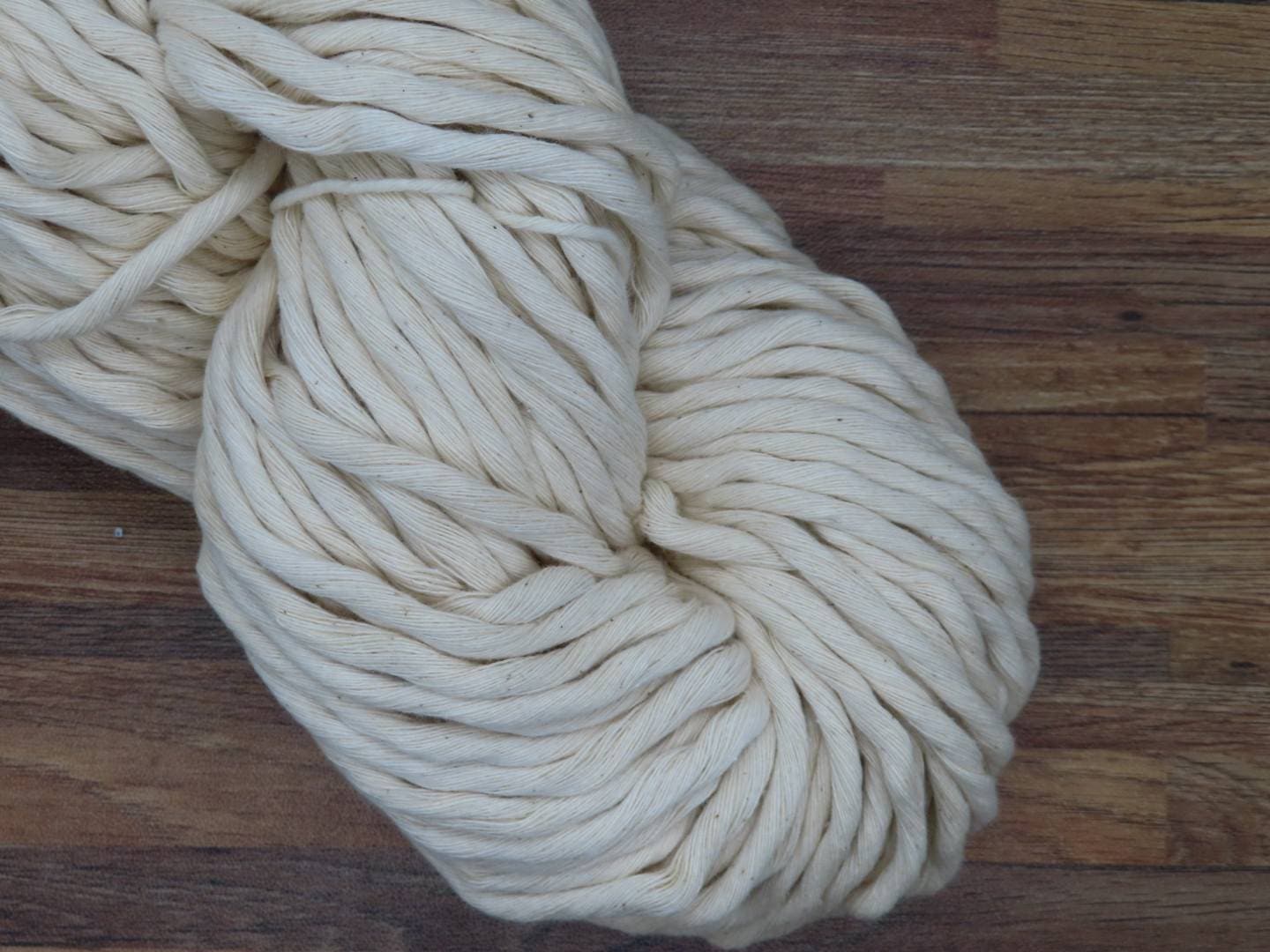 10×75 綿糸片撚(カード糸)