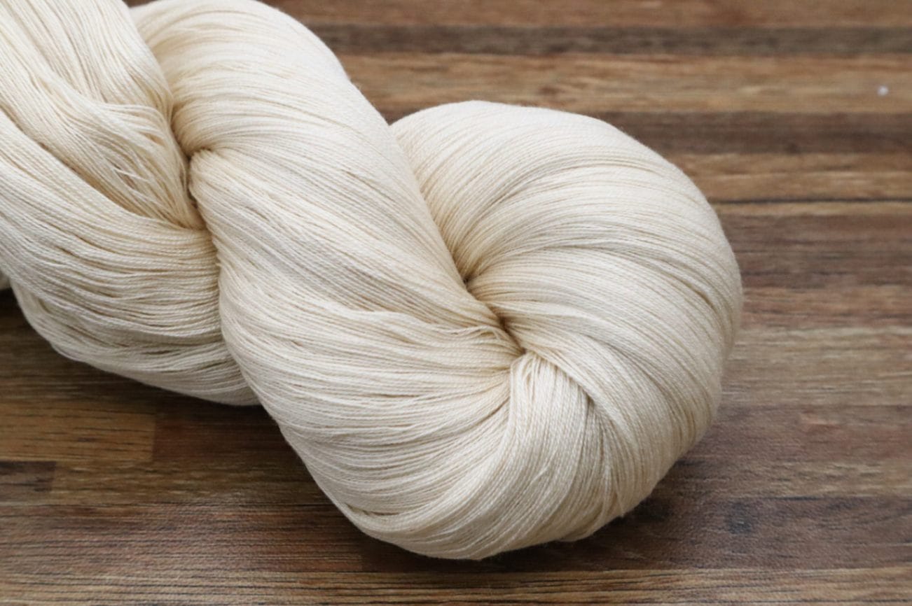 綿コーマ糸 30×2 生成シルケット 綛