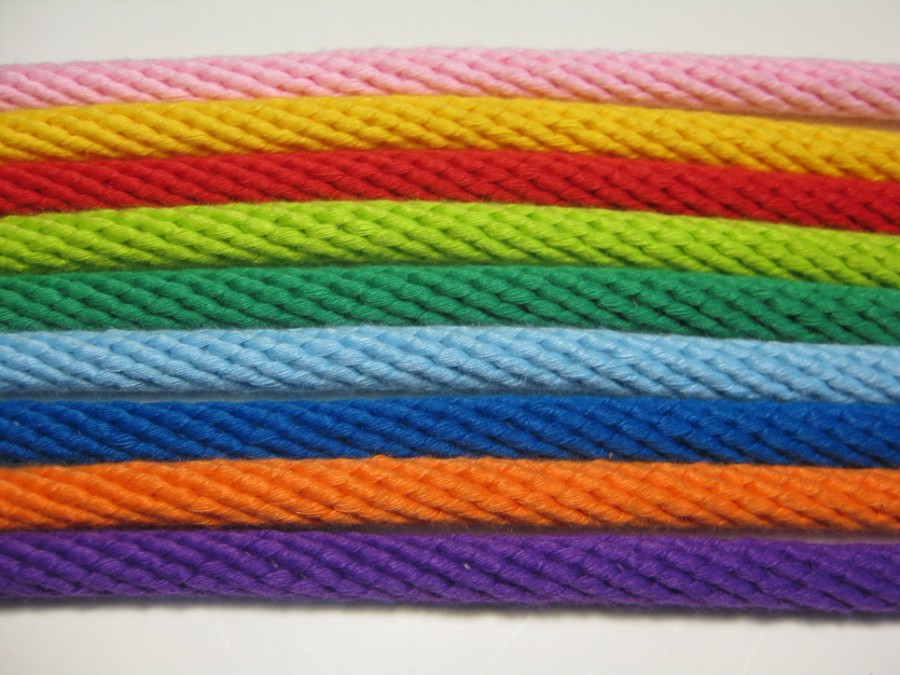 ポリエステルスパン金剛打8mm 若草