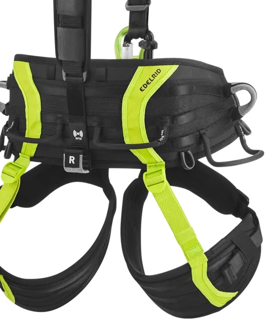 Edelrid クライミングハーネス 黒・緑,ベクターYサイズ1 【公式 Edelrid クライミングハーネス 黒・緑,ベクターYサイズ1 【公式
