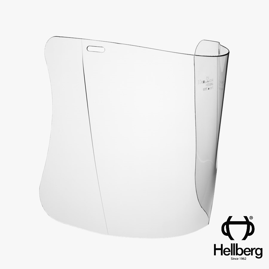 Hellberg クリアバイザー（ポリカーボネート製）