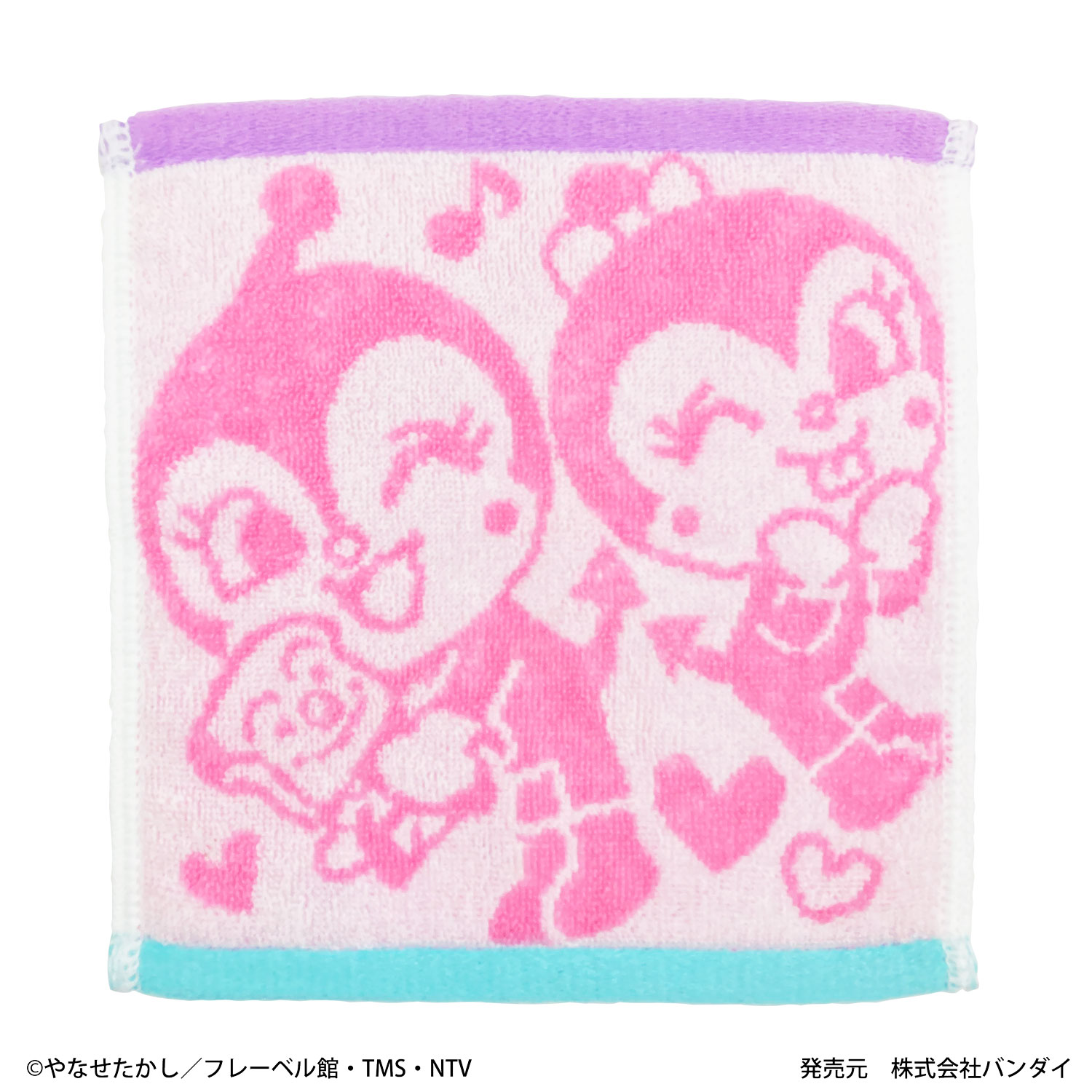 アンパンマン　日本製ジャガード　ミニタオル　綿100％
