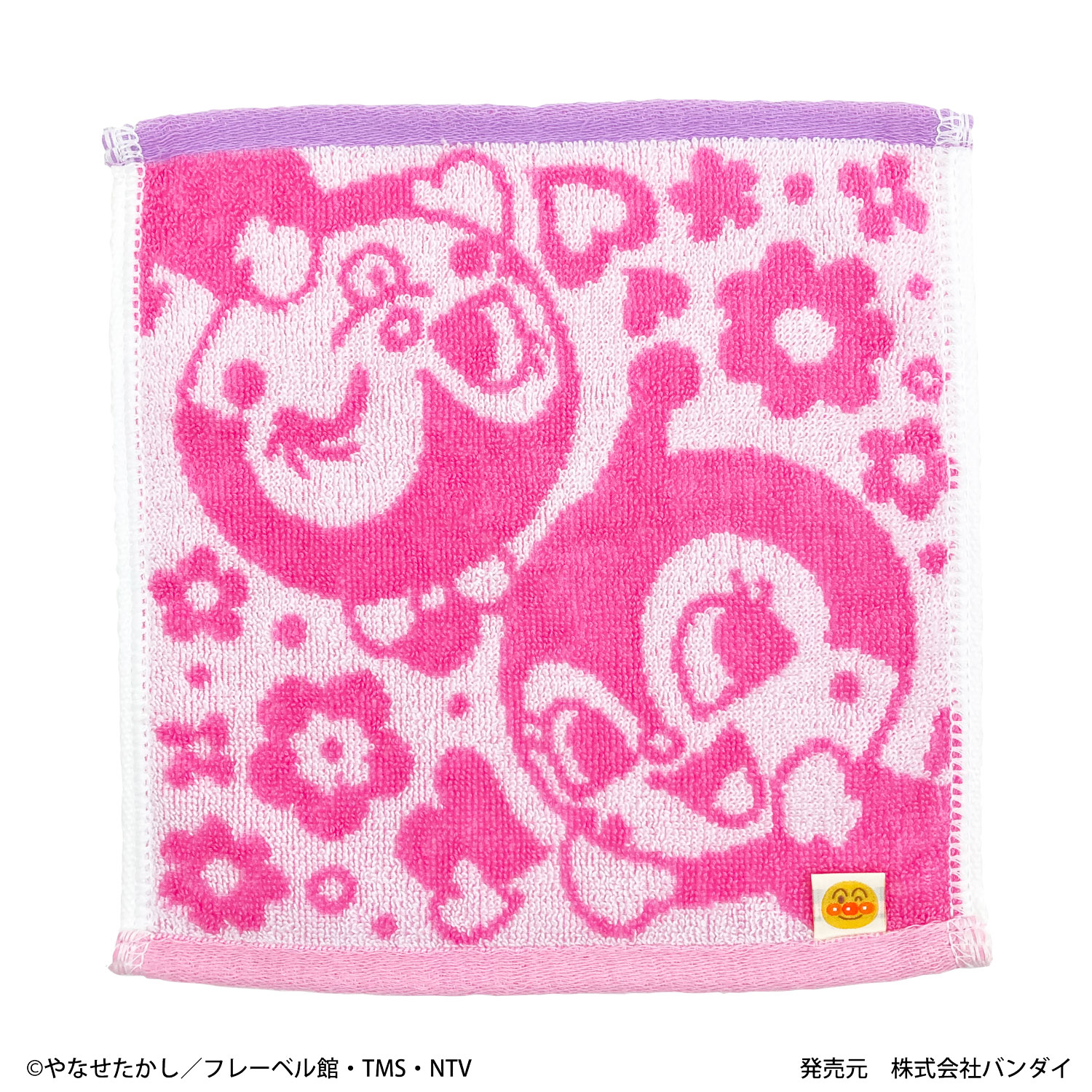 アンパンマン　日本製ジャガード　ミニタオル　綿100％