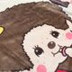 まる子＆モンチッチ｜ダイカットブランケット｜フランネル素材