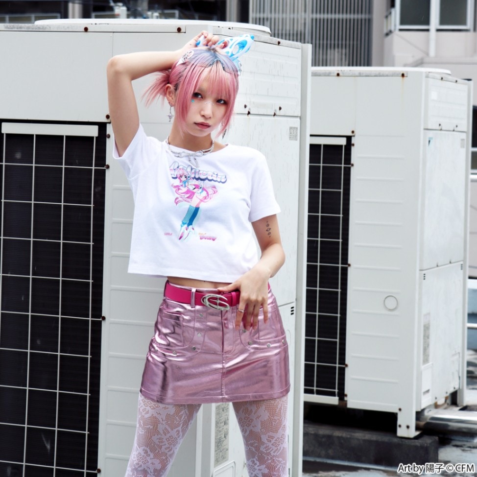 ピアプロ 初音ミク 巡音ルカ ナタリーストア Tシャツ Mサイズ ピアプロキャラクターズ 流星乙女ギャラクティア Galactic
