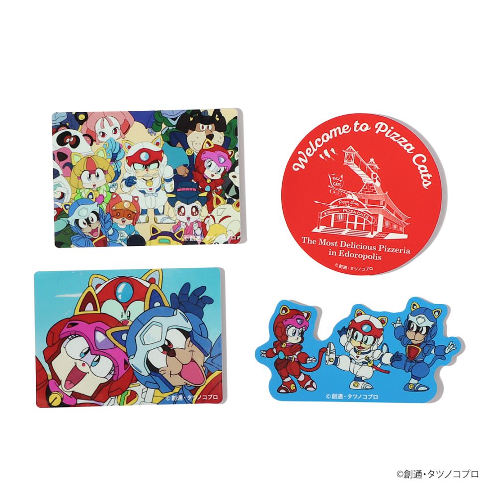 キャッ党忍伝てやんでえ 4セット キャッ党忍伝てやんでえ ステッカー4枚セット | 特集から探す