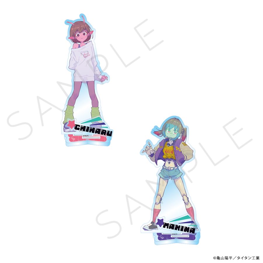 アニメ「銀河特急 ミルキー☆サブウェイ」 アクリルスタンド