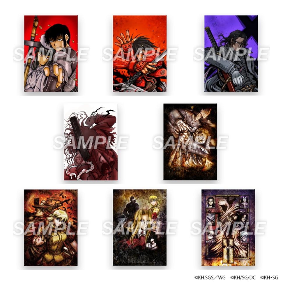 平野耕太★大博覧會　A3キャラファイングラフスパークルデザインマット　アーカード 平野耕太☆大博覧會 HELLSING A3キャラファイングラフスパークル