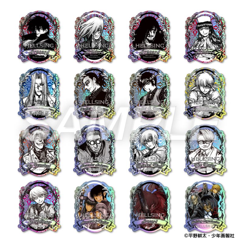 平野耕太☆大博覧會 HELLSING スマホシール（オーロラホログラム