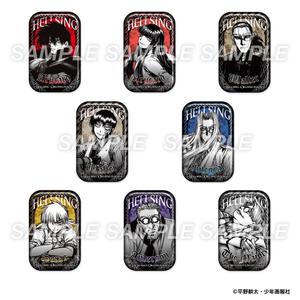 平野耕太☆大博覧會 HELLSING 長方形缶バッジ | 特集から探す,平野耕太