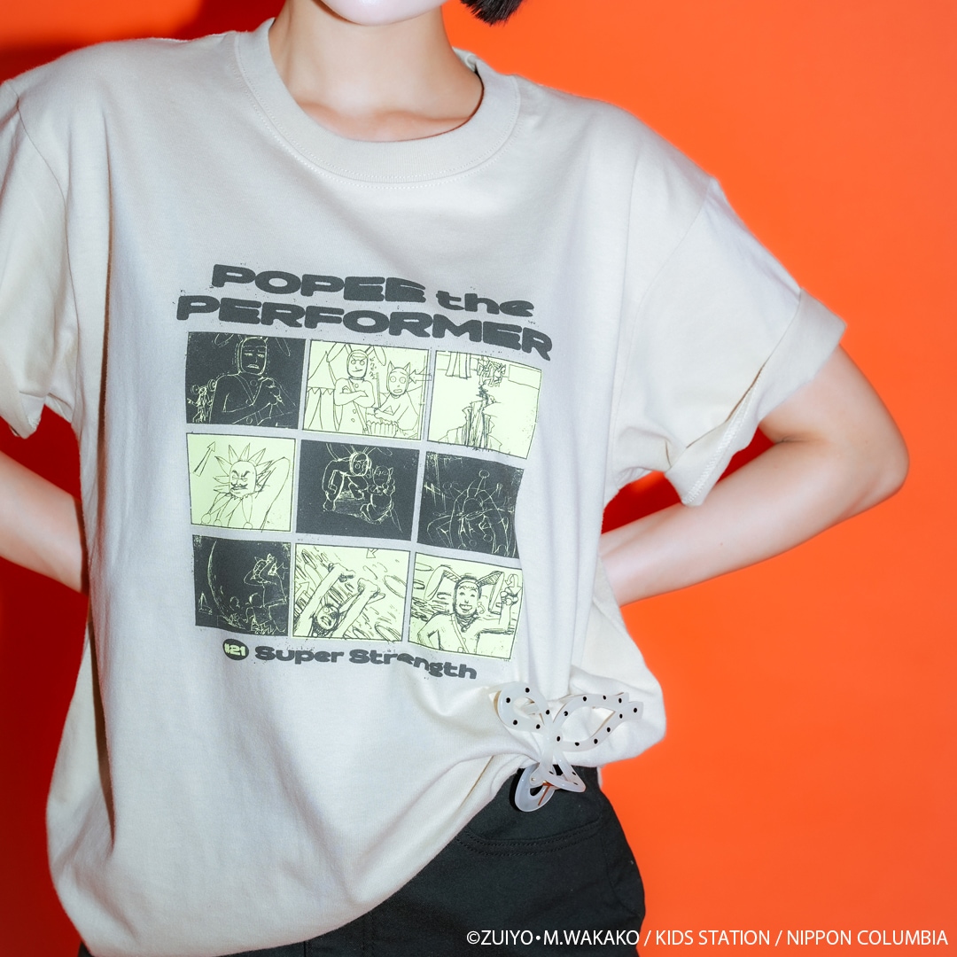 ポピーザぱフォーマー Super Strength 絵コンテ Tシャツ | 特集から