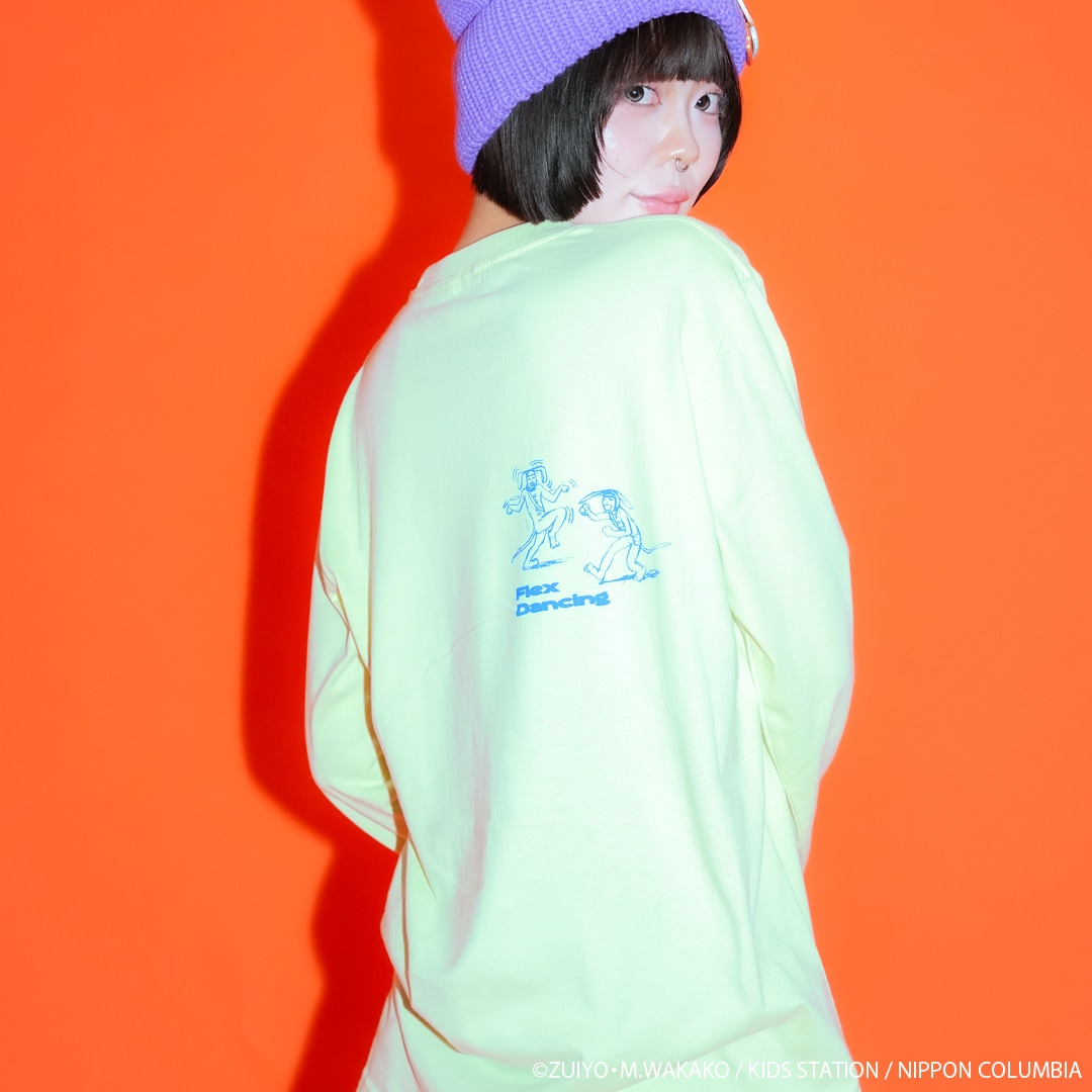ポピーザぱフォーマー Super Strength 絵コンテ ロングスリーブTシャツ