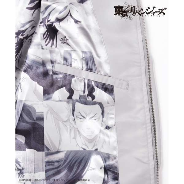 JACKROSE ジャックローズ 東京リベンジャーズ 芭流覇羅 MA-1 L RATTLE