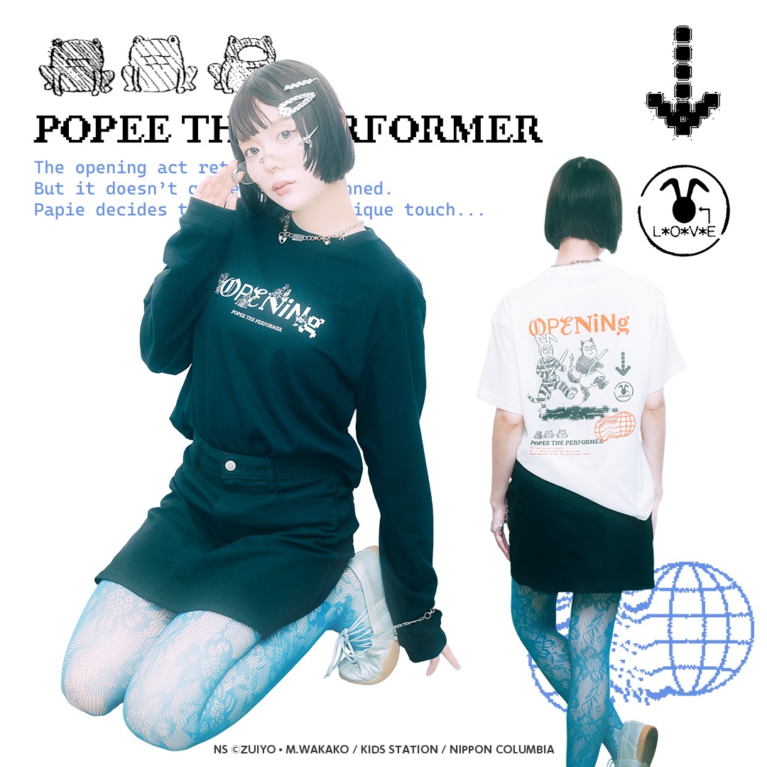 ポピーザぱフォーマー OPENING 絵コンテ Tシャツ | 特集から探す