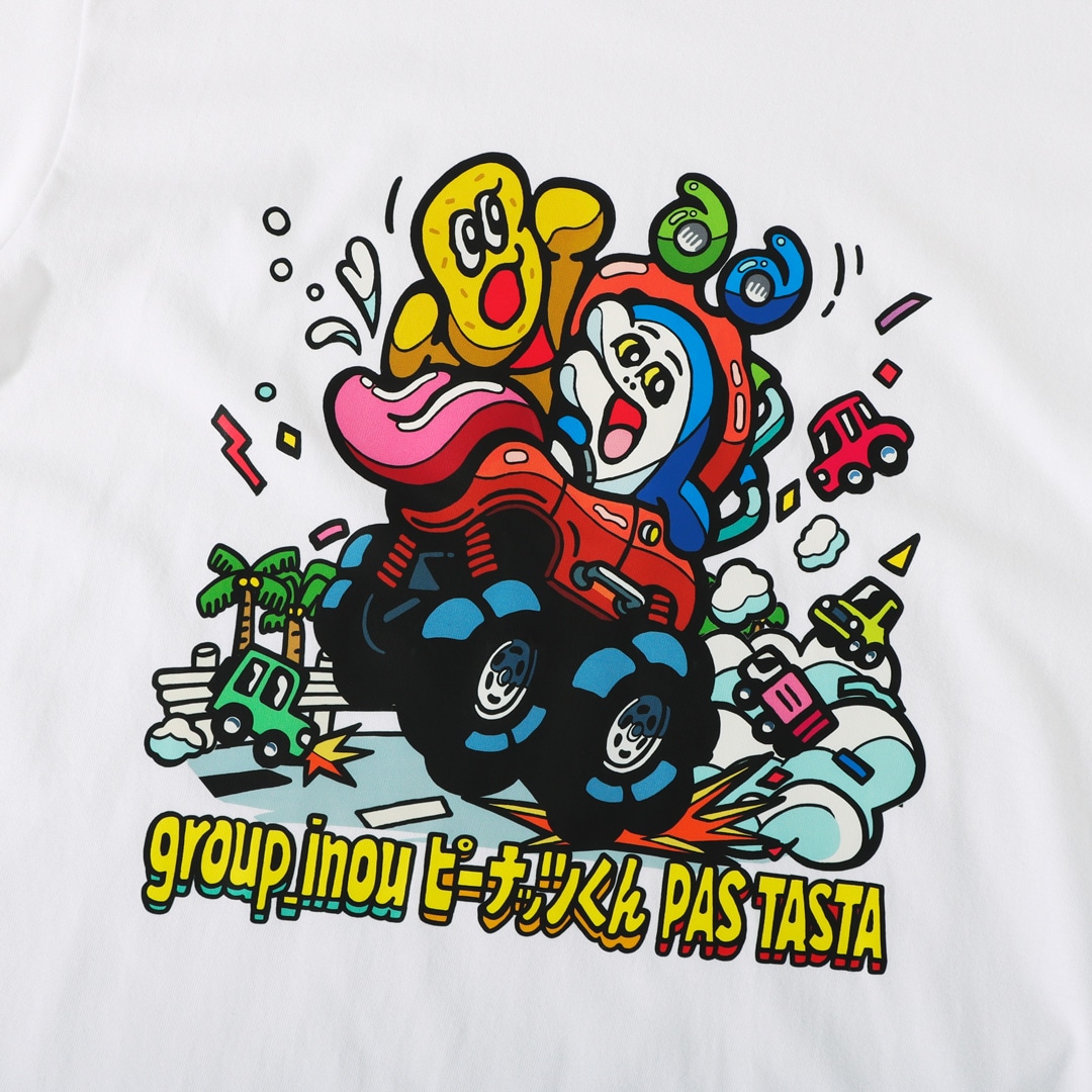 ライブナタリー “group_inou × ピーナッツくん × PAS TASTA” Tシャツ