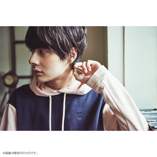 harapeco商店 パーカー【さーたん】 harapeco商店×ZOZOTOWN×ナタリーストア バイカラーフーディー