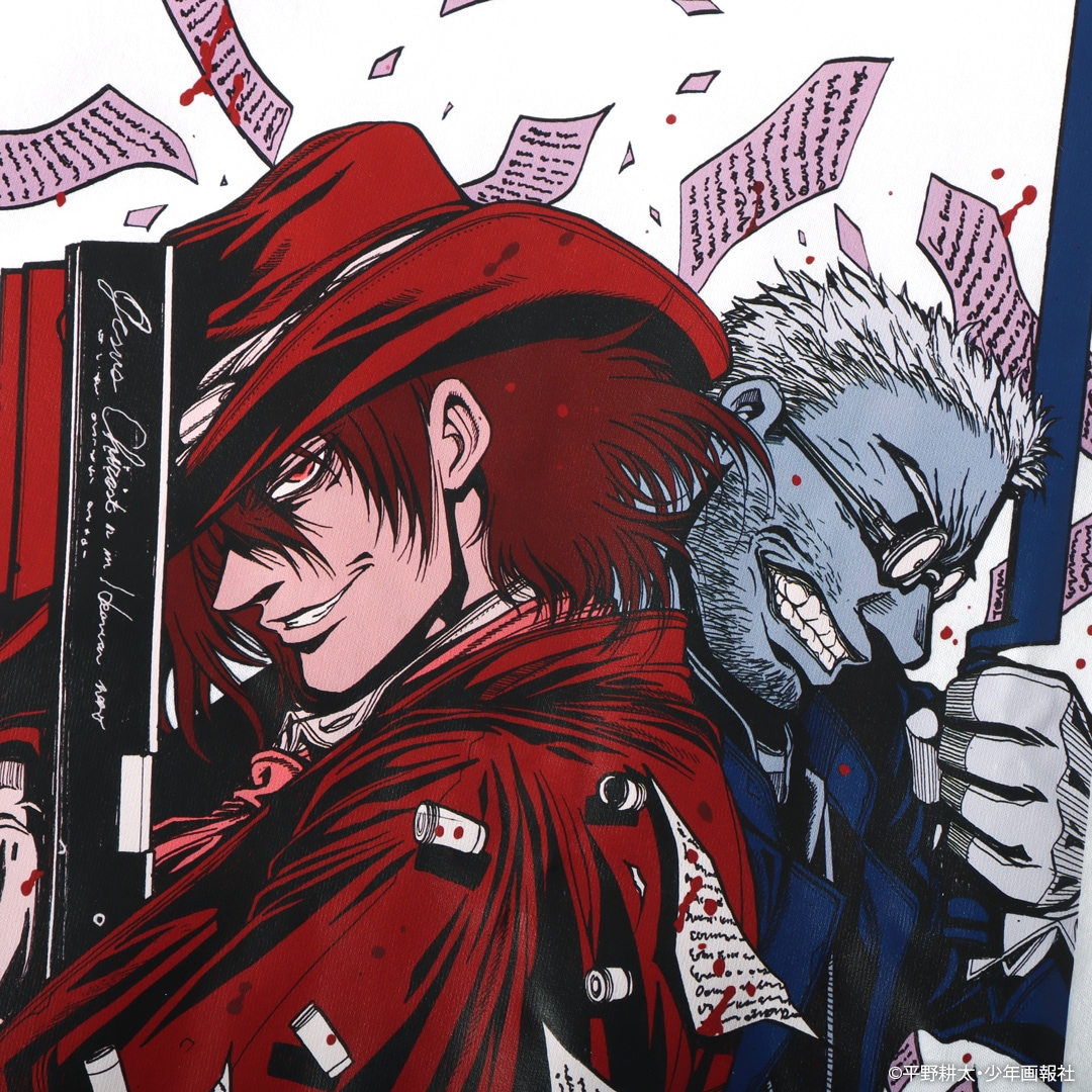 平野耕太☆大博覧會 HELLSING フルカラープリントTシャツ アーカード