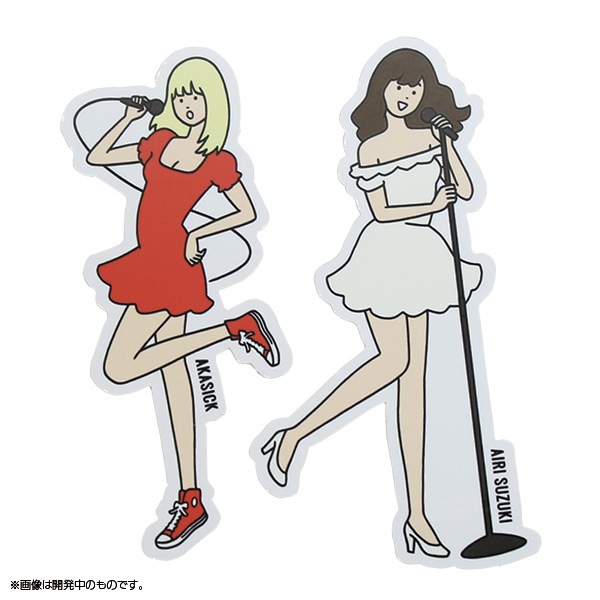 ライブナタリー201811 ステッカー（愛理＆理姫セット）【販売終了