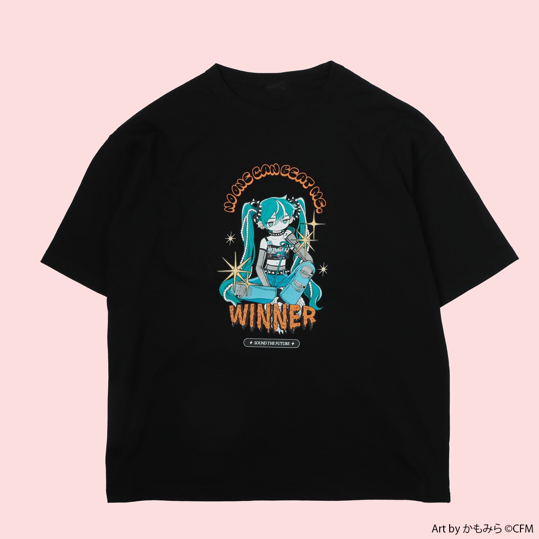 初音ミク WINNER Tシャツ | 特集から探す,ピアプロキャラクターズ 