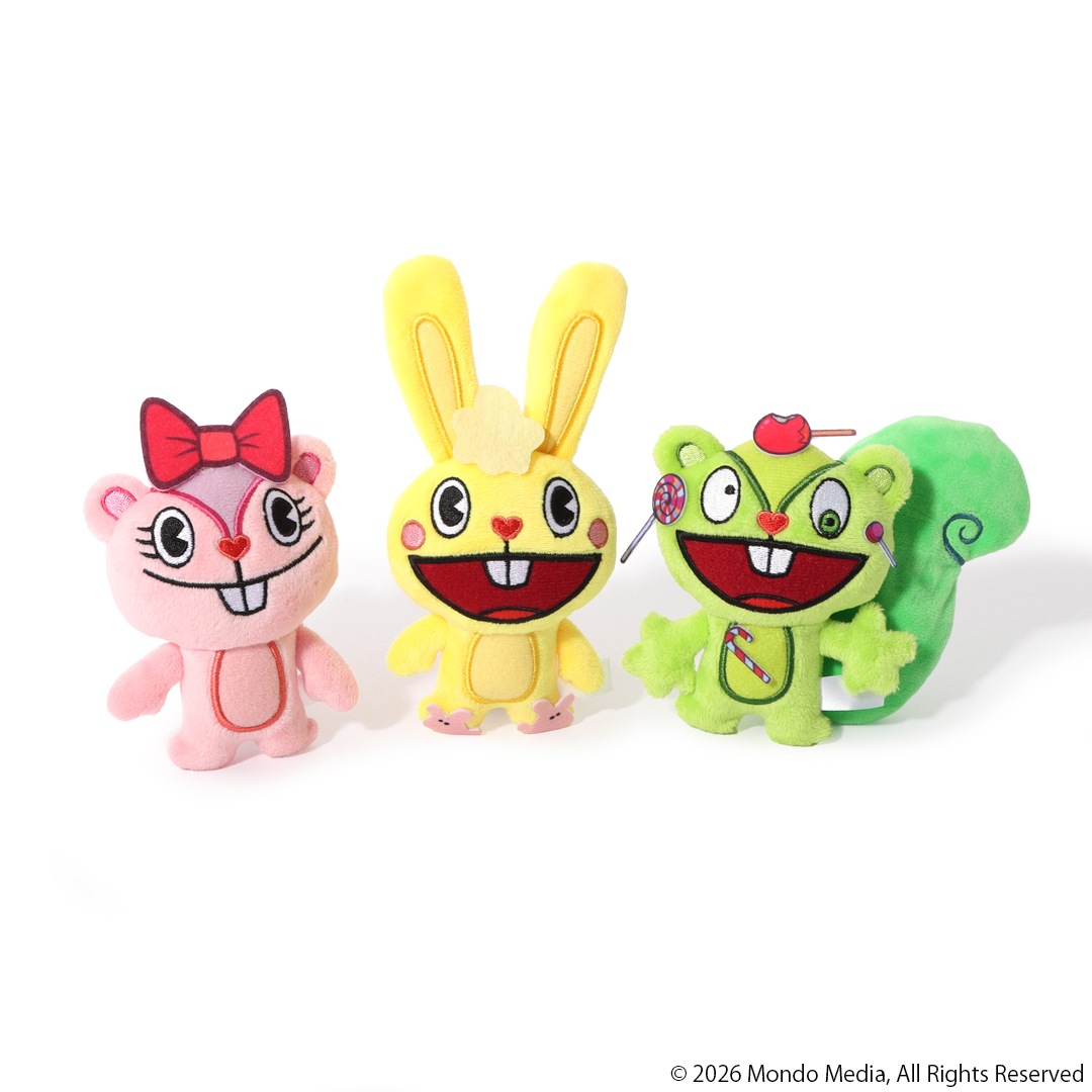 ハッピーツリーフレンズ マスコットキーホルダー ギグルス ※1月中旬