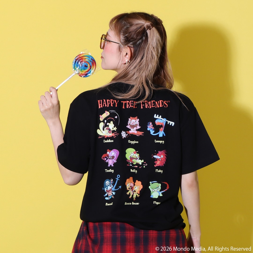 ハッピーツリーフレンズ Living Di*d Tシャツ ｜グッズ・Tシャツ通販