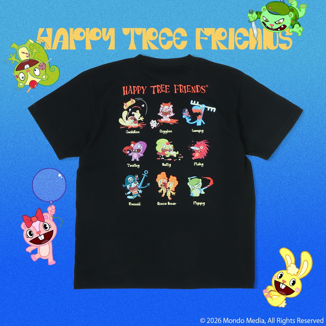 ハッピーツリーフレンズ Living Di*d Tシャツ ｜グッズ・Tシャツ通販