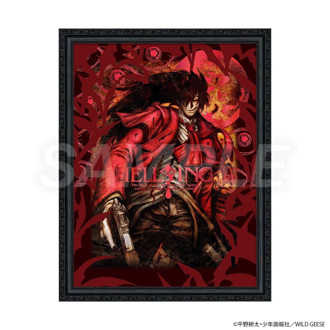 平野耕太★大博覧會　A3キャラファイングラフスパークルデザインマット　アーカード 平野耕太☆大博覧會 HELLSING A3キャラファイングラフスパークル