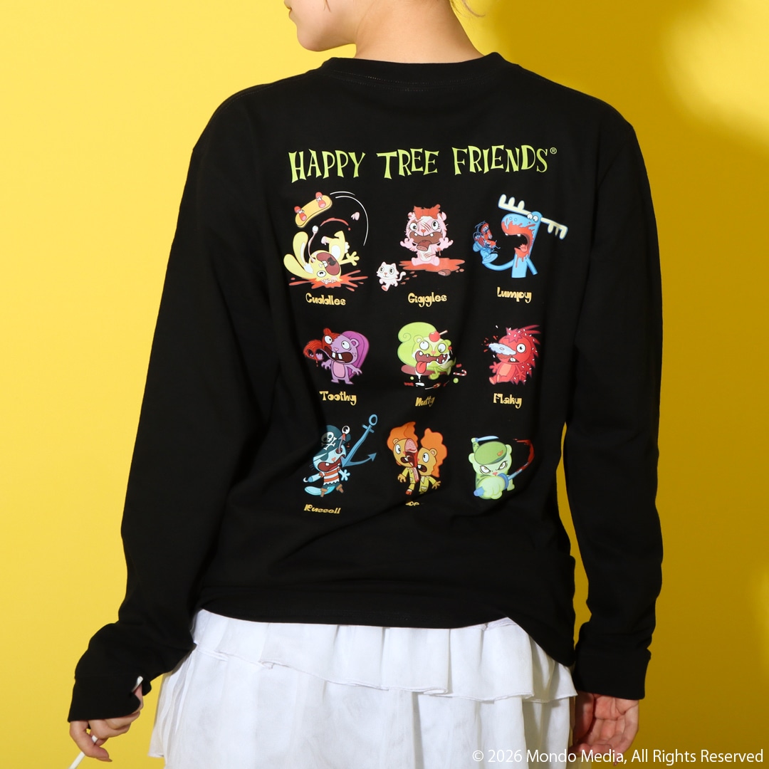 ハッピーツリーフレンズ Living Di*d ロングスリーブTシャツ ｜グッズ