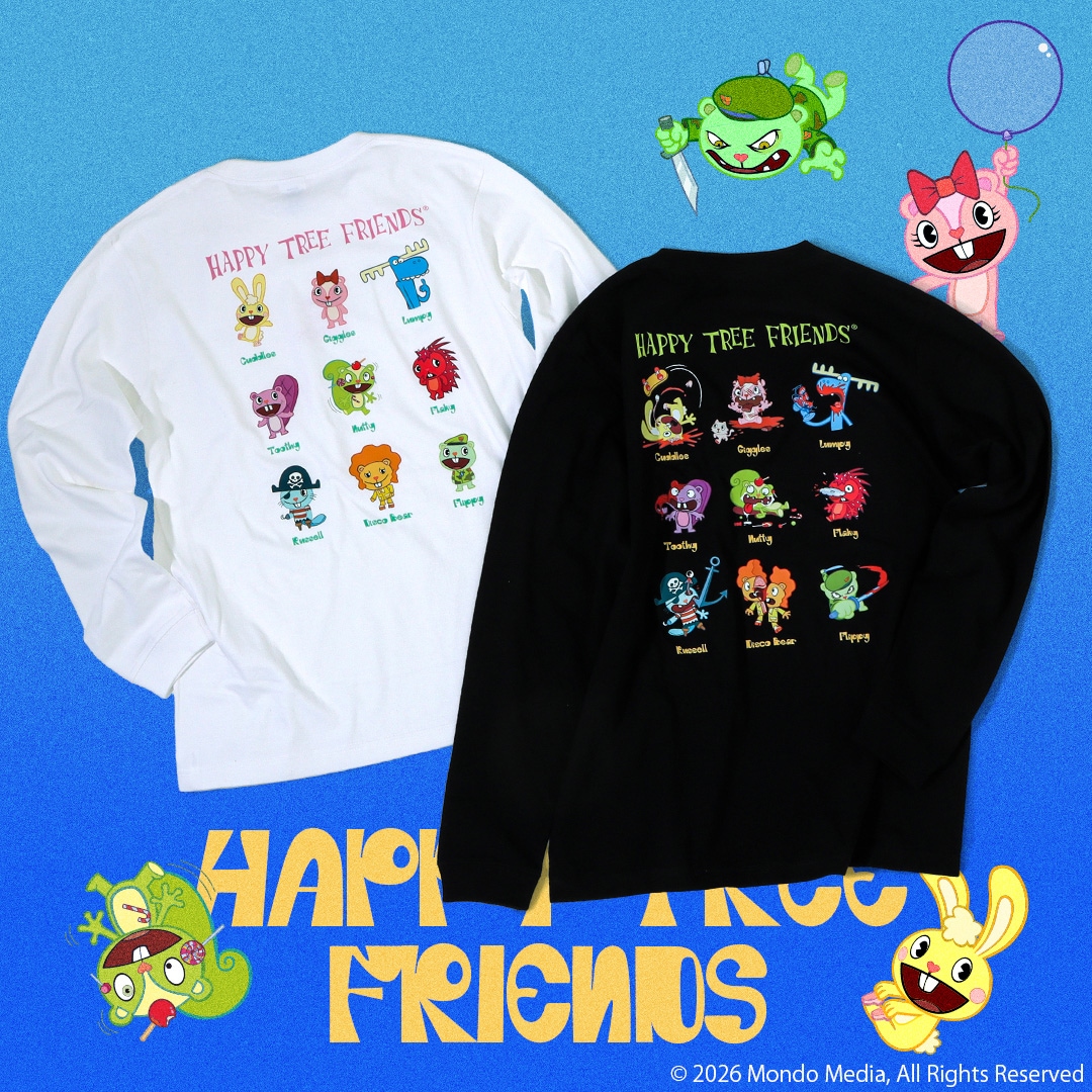 ハッピーツリーフレンズ Living Di*d ロングスリーブTシャツ ｜グッズ