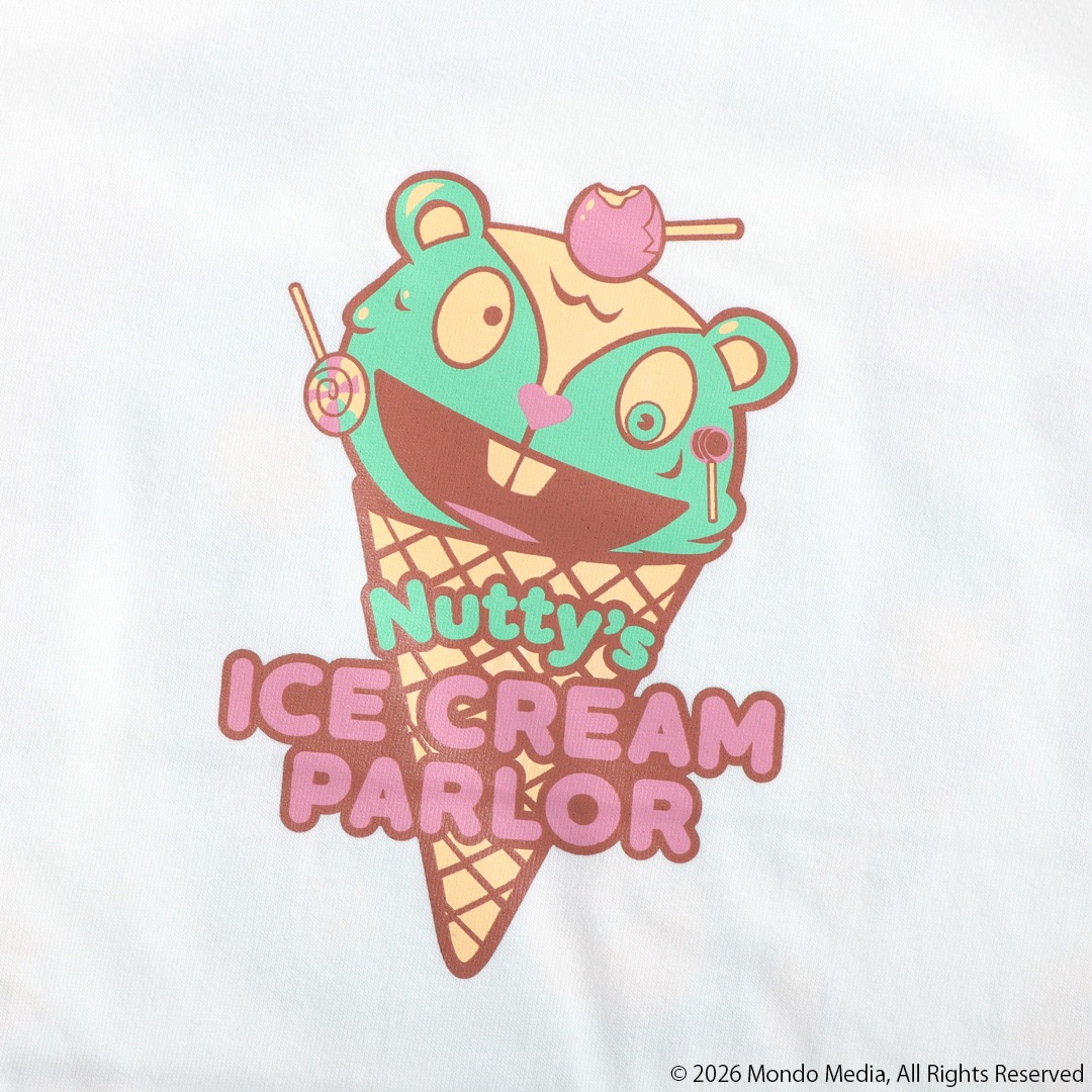 ハッピーツリーフレンズ NUTTY'S ICE CREAM PARLOR Tシャツ | 特集から