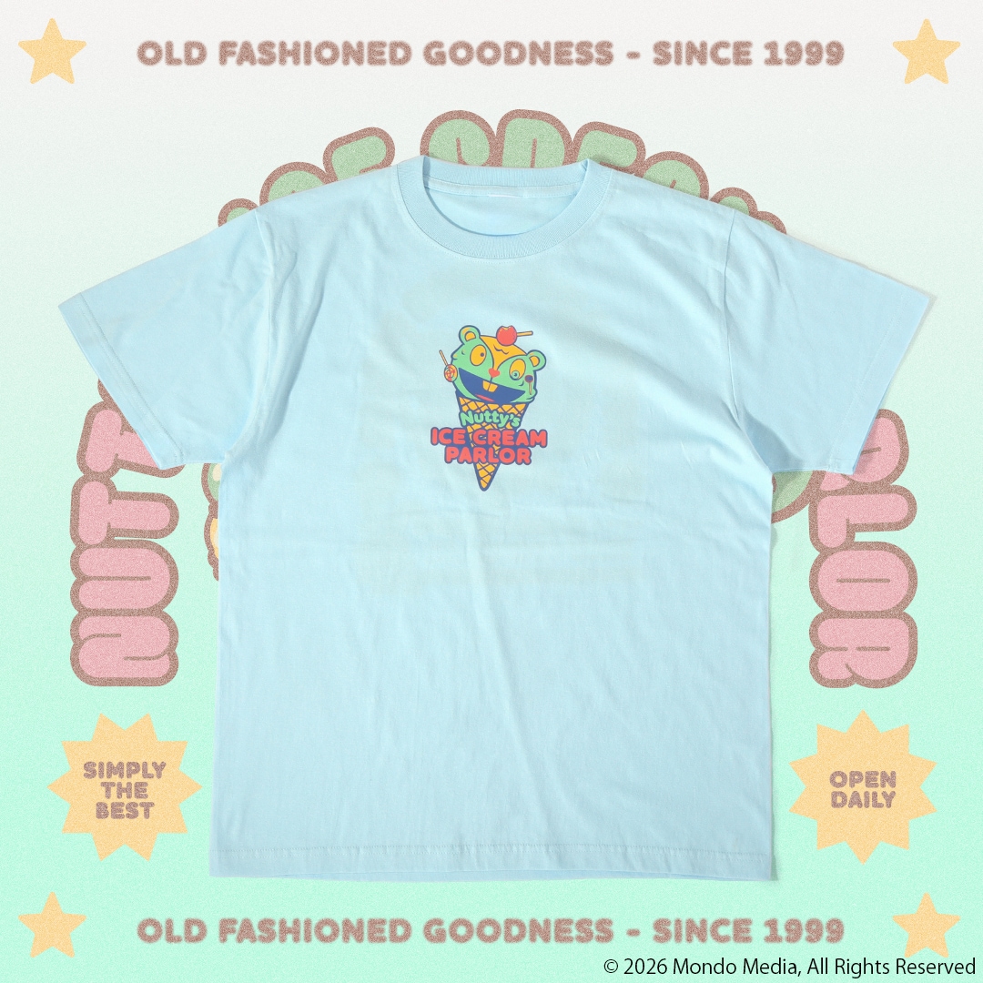 ハッピーツリーフレンズ NUTTY'S ICE CREAM PARLOR Tシャツ ｜グッズ