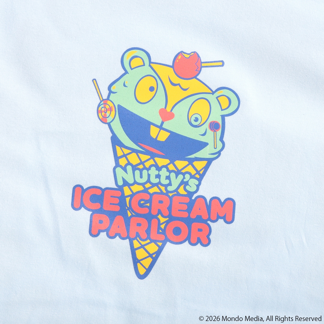 ハッピーツリーフレンズ NUTTY'S ICE CREAM PARLOR Tシャツ ｜グッズ