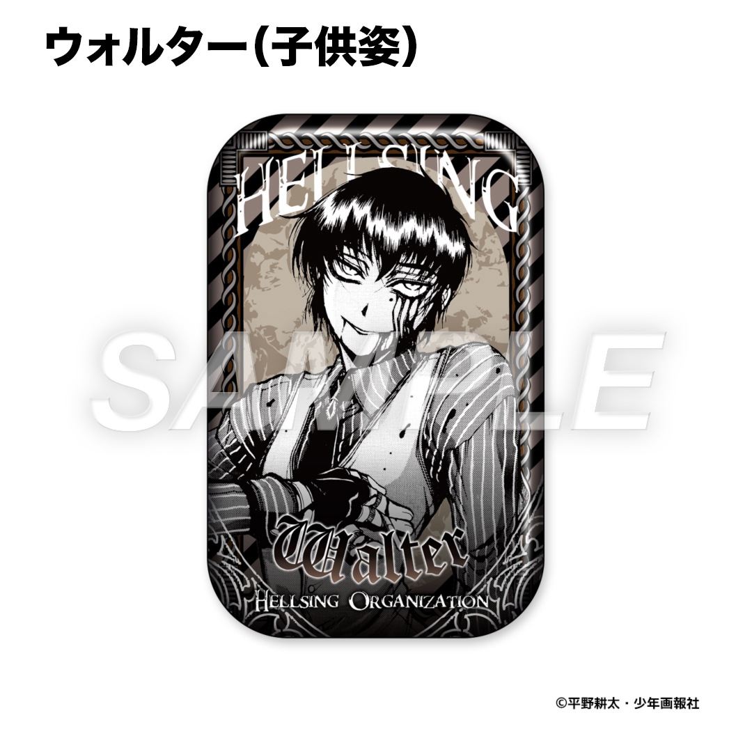 平野耕太 大原画展 HELLSING × DRIFTERS 缶バッジ　9点 平野耕太大原画展 ヘルシング × DRIFTERS 島津豊久 缶バッジ 平野耕太