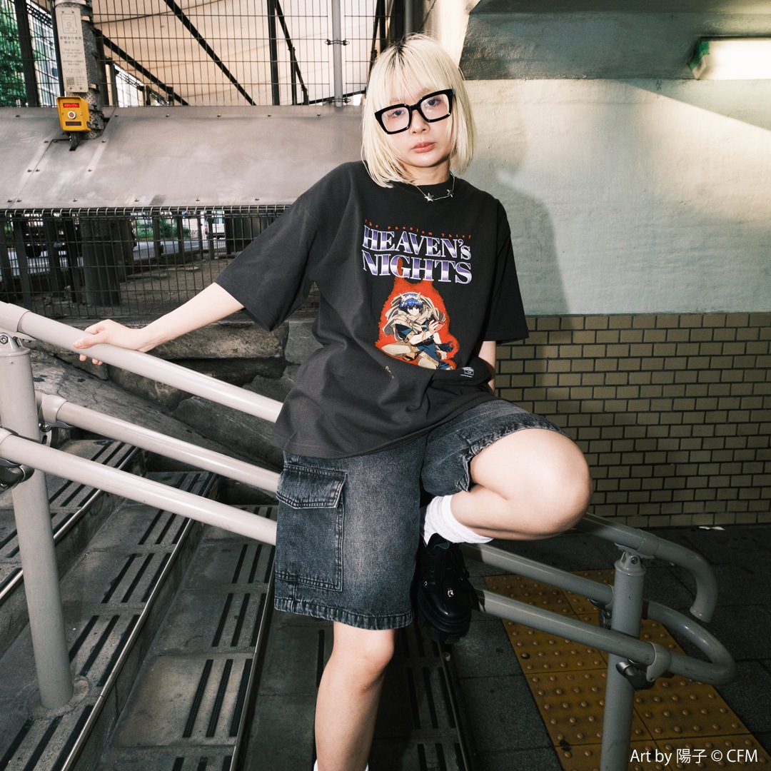 ԥץ饯 إ֥󥺥ʥ Heavyweight Anime Print T-shirts