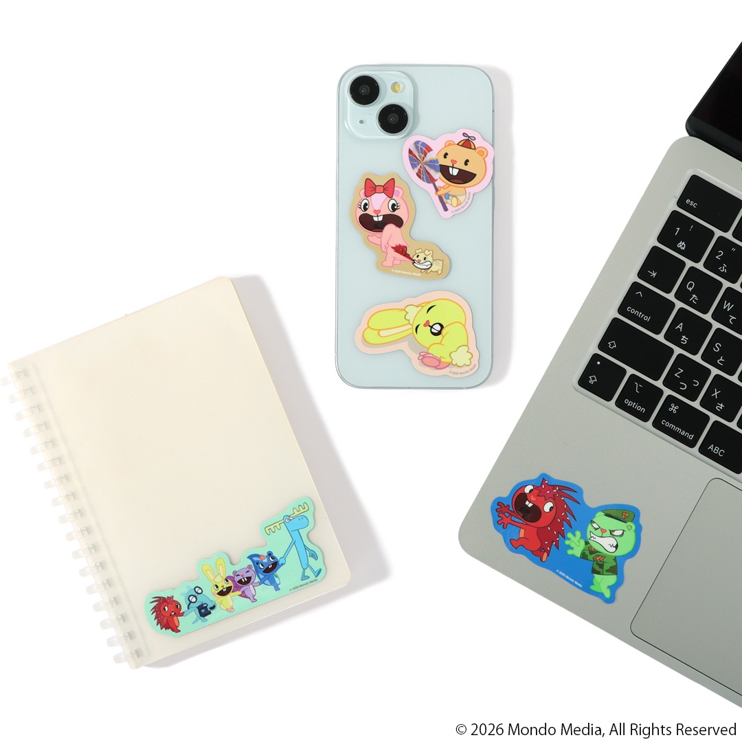ハッピーツリーフレンズ Living Di*d ステッカーセット  ｜グッズ