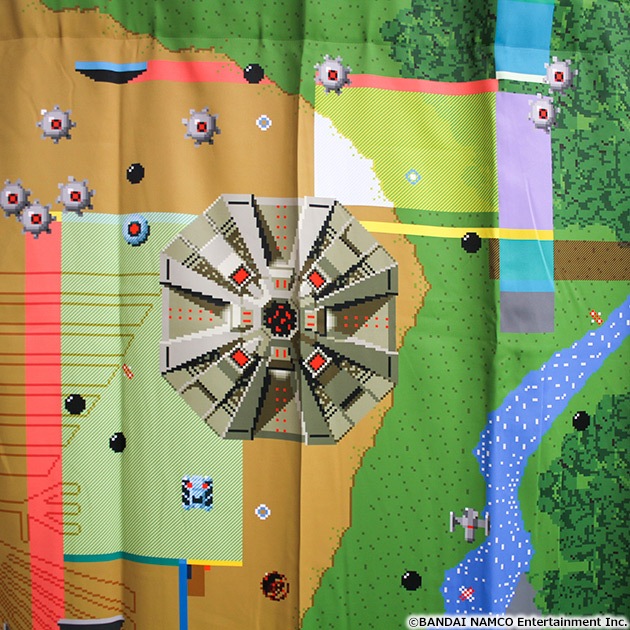 新品未使用　ゼビウス　遮光カーテン　レトロゲーム　　バンダイナムコ 新品未使用ゼビウス遮光カーテンレトロゲームバンダイナムコ