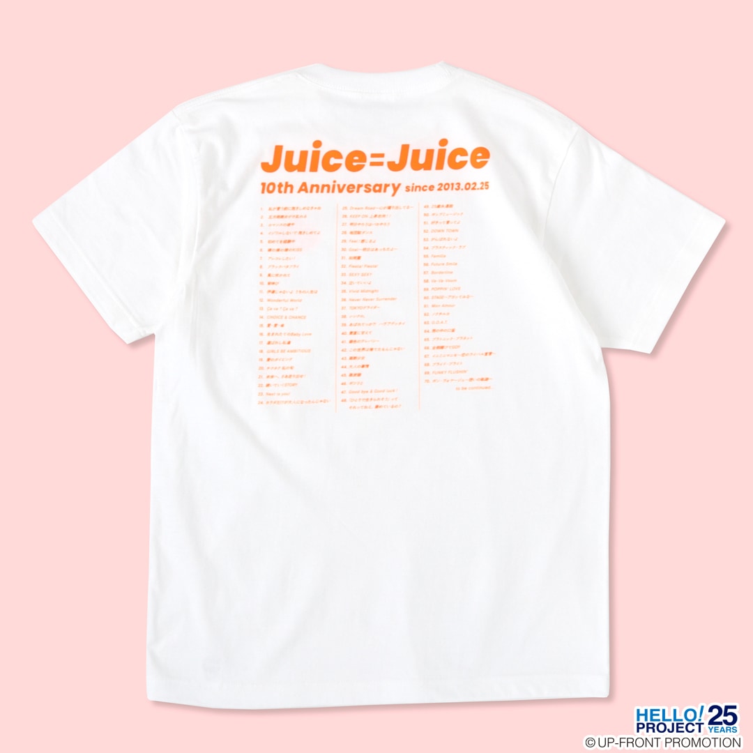 Juice=Juice 10thで乾杯!! メモリアルTシャツ | 特集から探す,Juice
