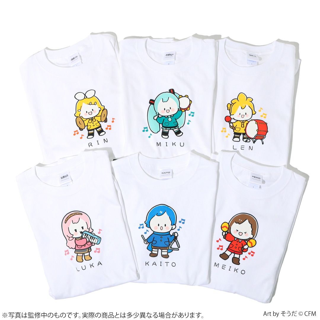 ピアプロキャラクターズ フェア記念Tシャツ 白 フリーサイズ 初音ミク ぴあぷろきっず！ Tシャツ かがみねりん | 特集から
