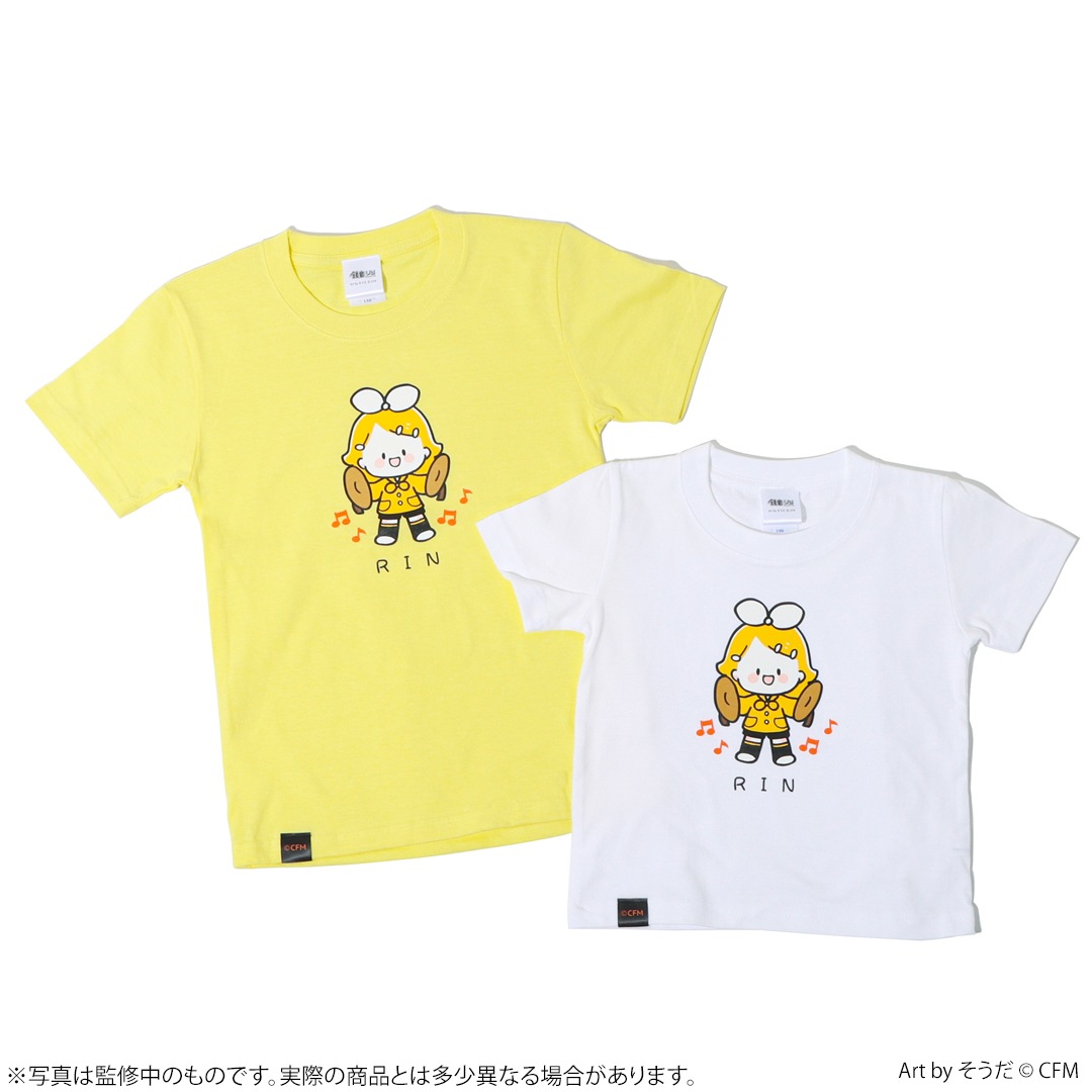 初音ミク ぴあぷろきっず！ Tシャツ かがみねりん（こどもサイズ